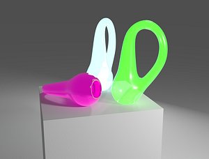 3D shiny reverse bottles