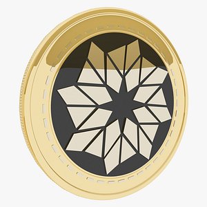 EosDAC Cryptocurrency Gold Coin model
