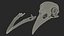 Columba Livia Skull with Orbital Bone 3D model