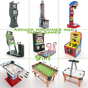 arcade machines table games max