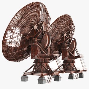 Detailed Apocalyptic Satellite Dish