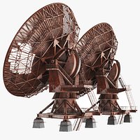 Detailed Apocalyptic Satellite Dish