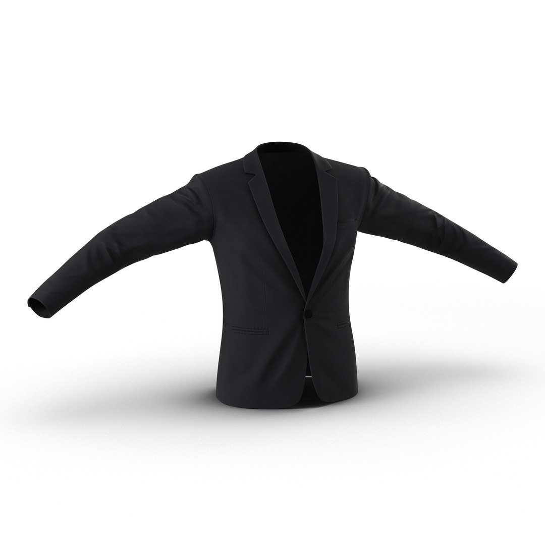 Suit Jacket 11 3D Model 3D model preview