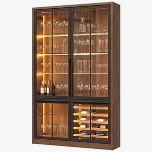 3D Wine cabinet RJ design 01