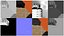 Sedia laterale in plastica Eames DSW Rusty Orange