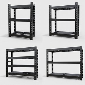 1  Ultra Heavy Duty Racks 4 in 1 Pack 3D model