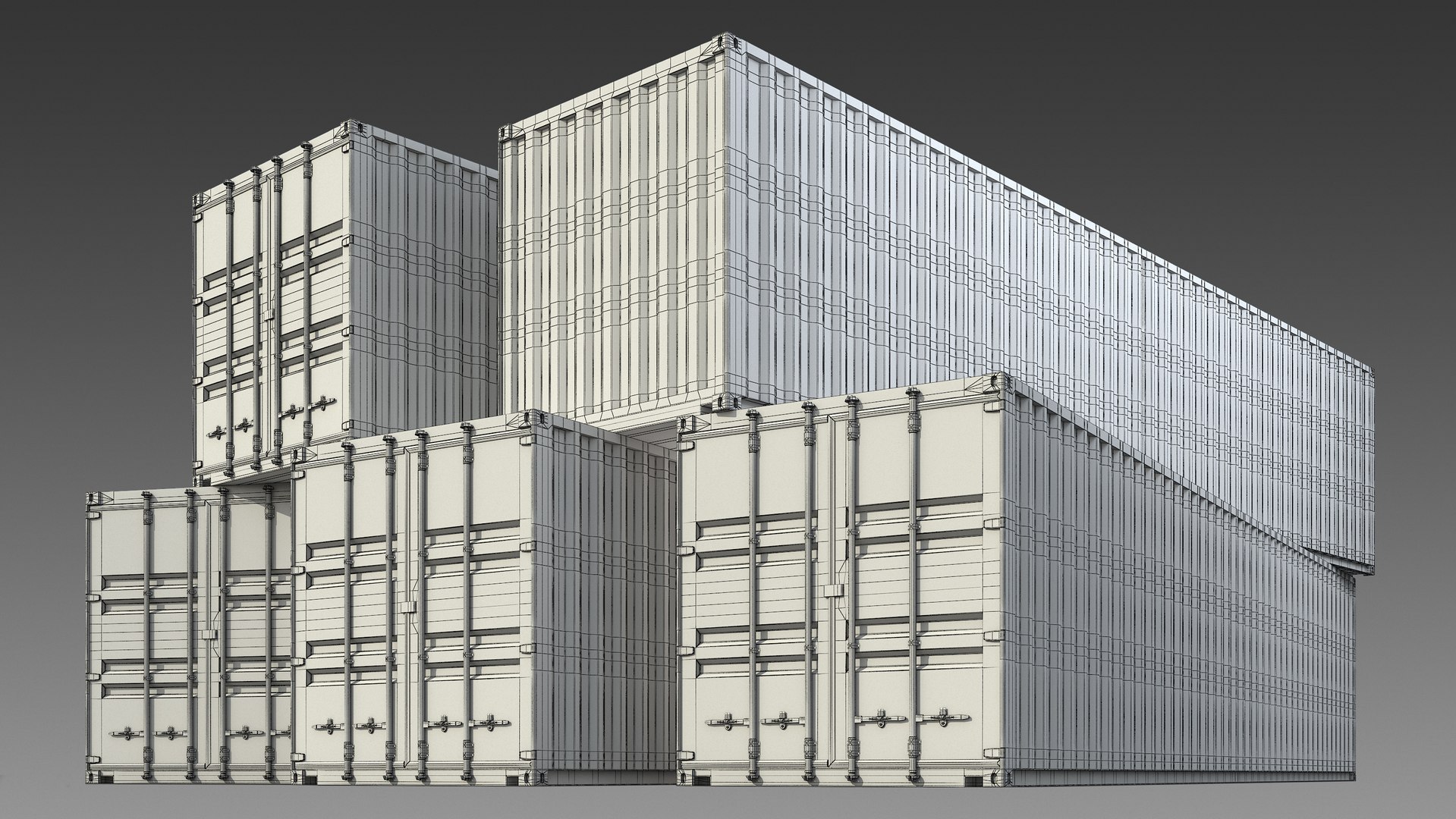 3d cargo containers