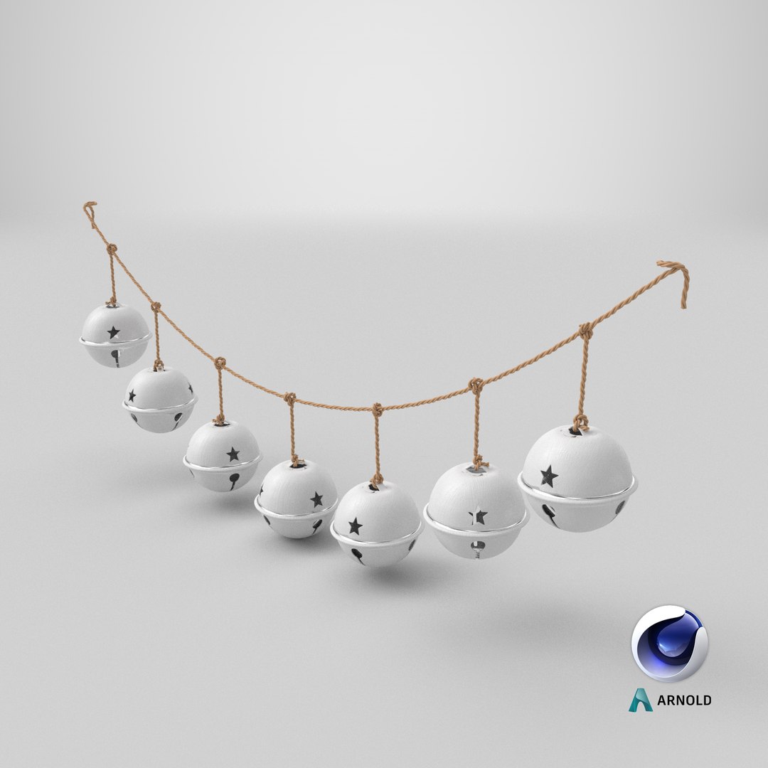 3D Round Bells Garland 03 - TurboSquid 2469775