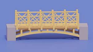 Cartoon Wooden Bridge