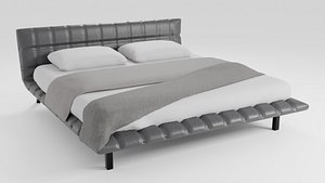 A bed that embodies luxury and modern design