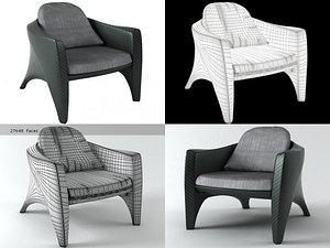phoenix lounge chair 3D model