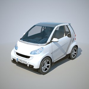 3ds max 2011 smart fortwo car