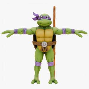 3D model TMNT Donatello Cartoon