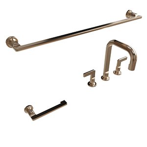Gessi Inciso Kitchen Faucet Counter 3D