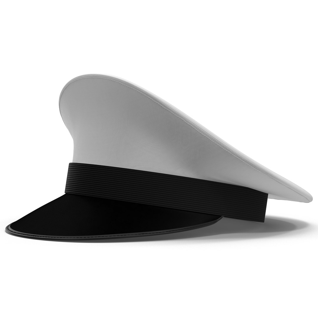 Navy Hat 3D model preview