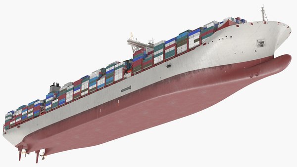 Loaded Ultra Large Container Vessel Model - TurboSquid 1781221