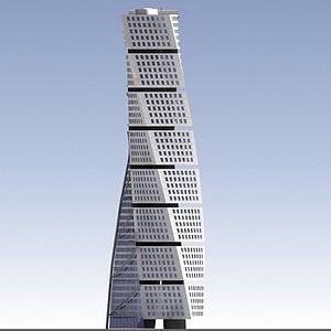 3ds max turning torso skyscraper