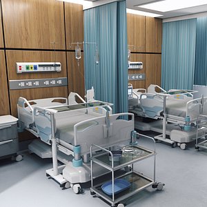 Self Care Hospital Room 3D