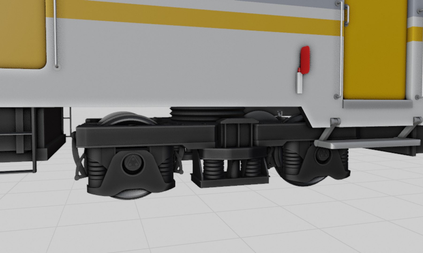 KRD MCW 302 Indonesian Commuter Train 3D Model - TurboSquid 2245435