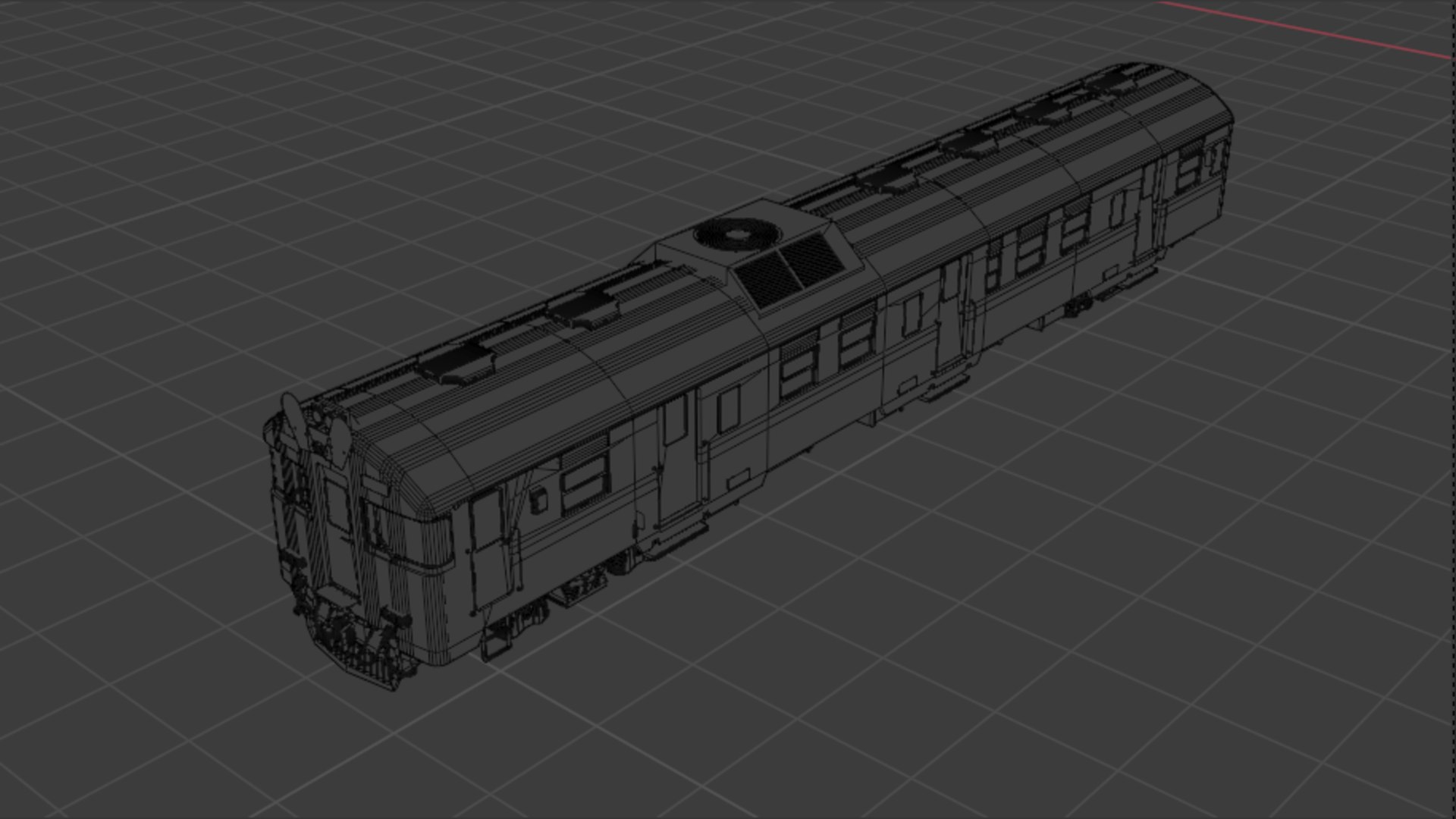 KRD MCW 302 Indonesian Commuter Train 3D Model - TurboSquid 2245435