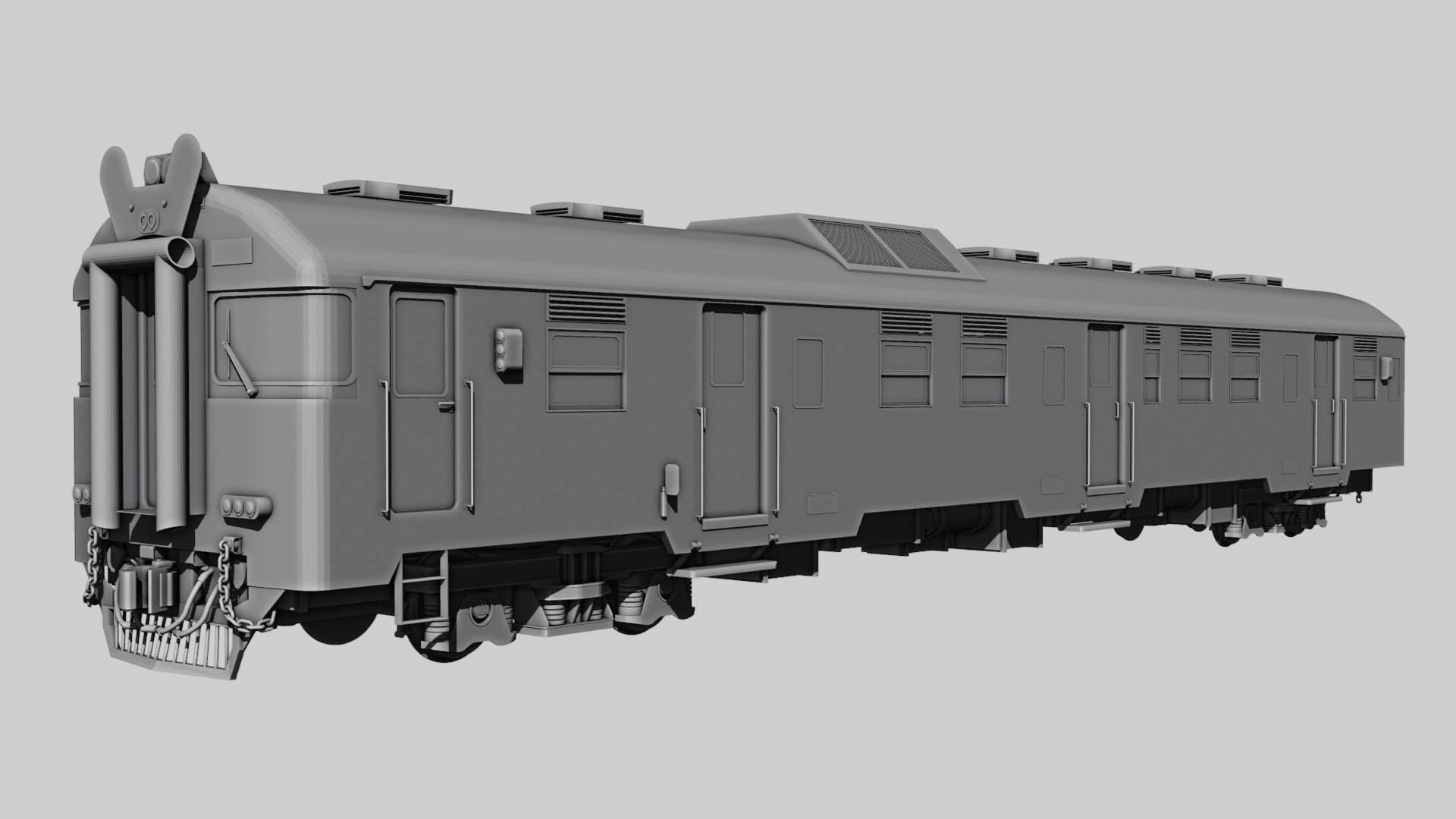 KRD MCW 302 Indonesian Commuter Train 3D Model - TurboSquid 2245435