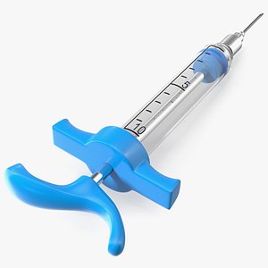 3D model Veterinary Vaccine Syringe 10ml