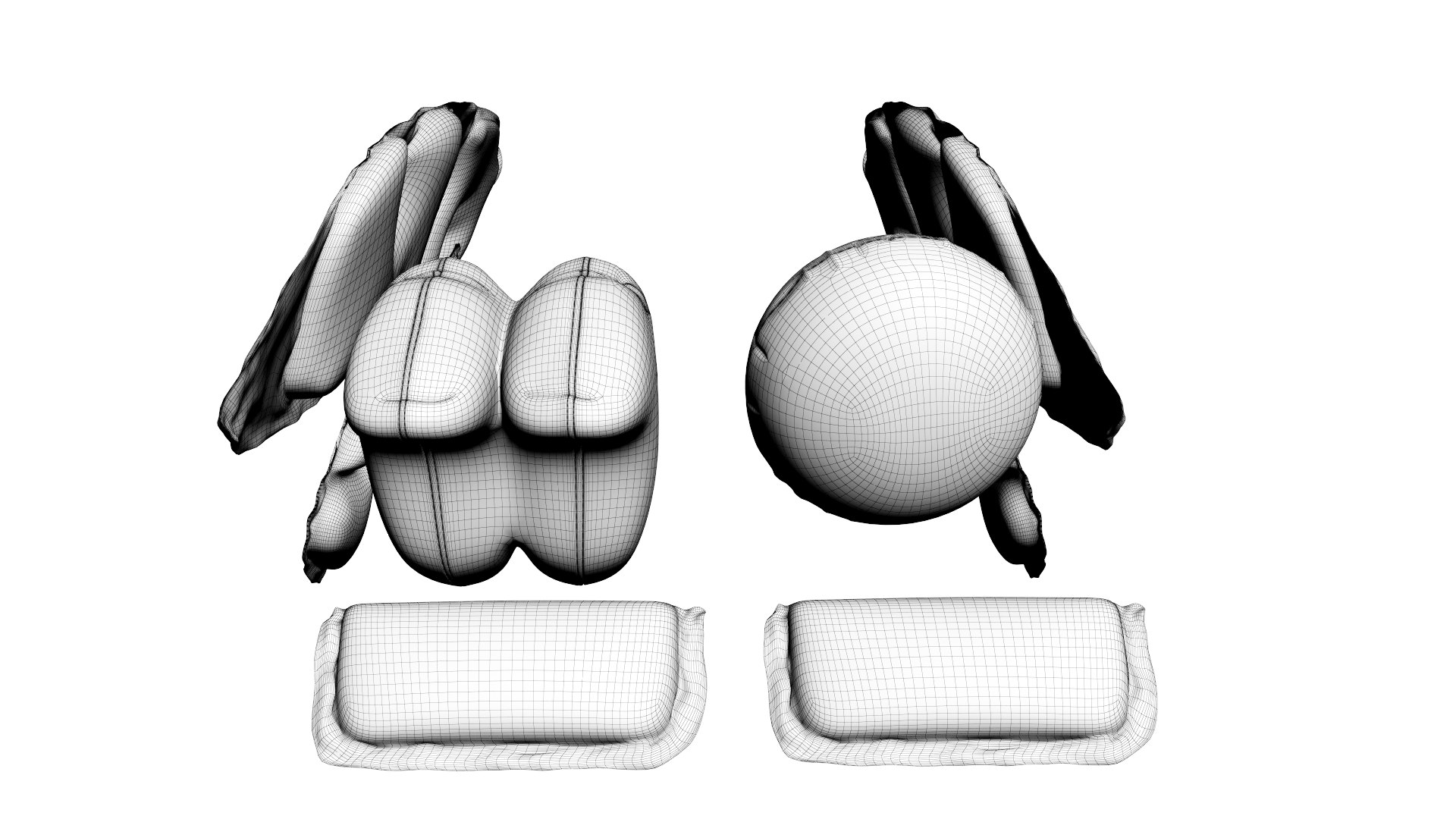 3D Airbag Car System Model - TurboSquid 2318040
