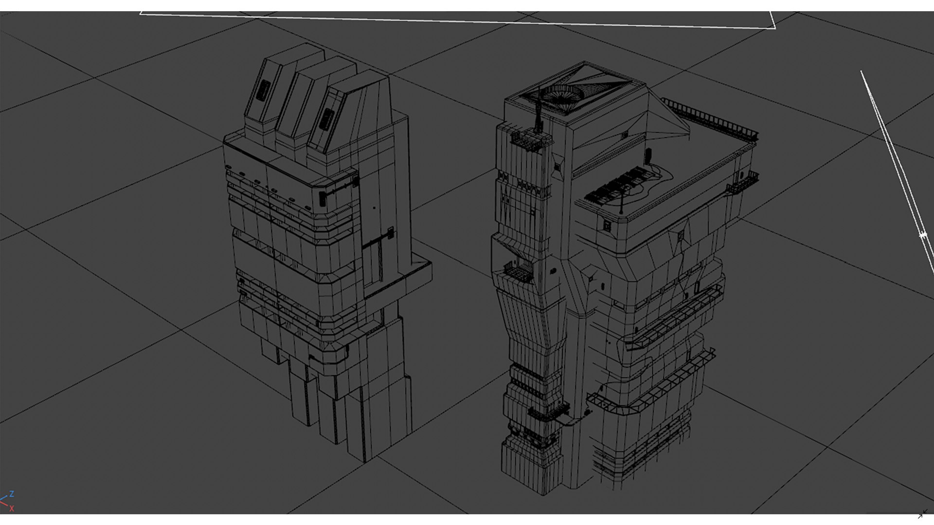 Bladerunner Cyberpunk Buildings Vol 3D - TurboSquid 1859139