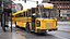 Bus scolaire électrique équipé pour Cinema 4D