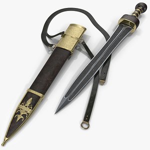 3d model gladius sword