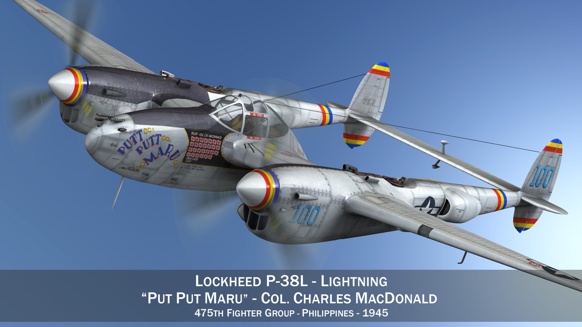 3D Model Lockheed Lightning - Maru - TurboSquid 1708458