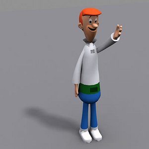 cartoon characters jetsons george 3d 3ds
