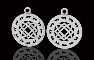 Pendant with Slavic symbol