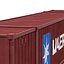 53 ft Shipping ISO Container Red