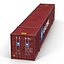 53 ft Shipping ISO Container Red