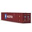 53 ft Shipping ISO Container Red