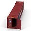 53 ft Shipping ISO Container Red