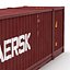 53 ft Shipping ISO Container Red