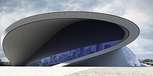 modern building 3D model