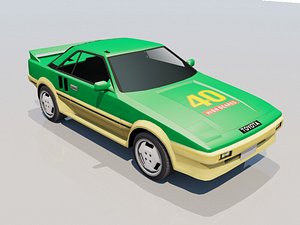 3D toyota mr 2