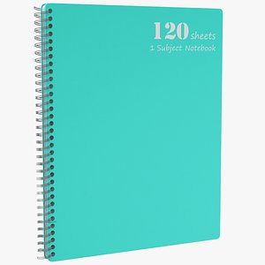 Note Book 120 Sheets 3D