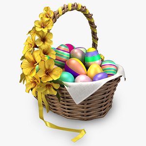 easter basket obj