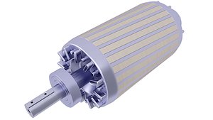 3D rotor electric motor model