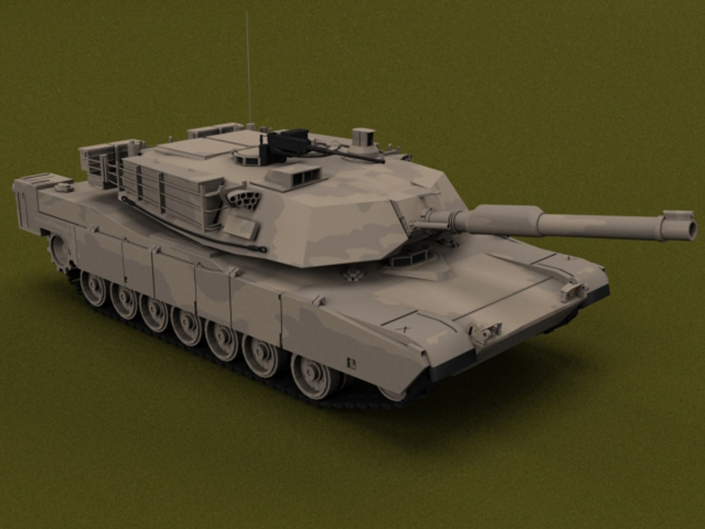 3d tank model