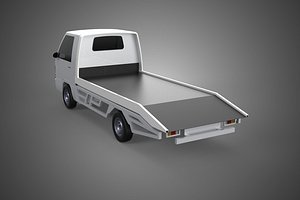 3D model FLATBED TOW TRUCK TOWING TOWTRUCK PICK UP L300 RECOVERY VEHICLE