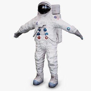 astronaut nasa space suit 3D model
