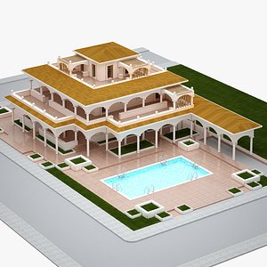 villa 3d model