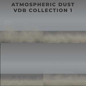 3D model Dust Atmospheric  PACK 1 - VDB