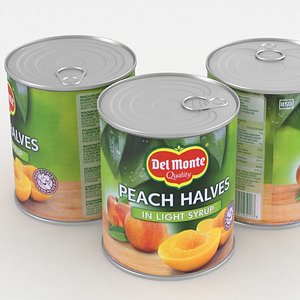 Del Monte Peach Halves Food Can 825g