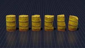 3D model Toxic Waste Barrel